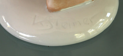 Girl in bikini porcelain factory Unterweissbach Artist Karl Steiner
