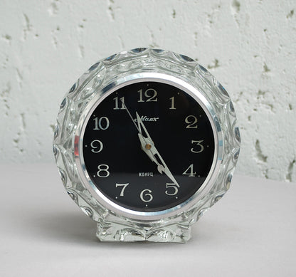 Mantel clock table crystal clock USSR 1960's *