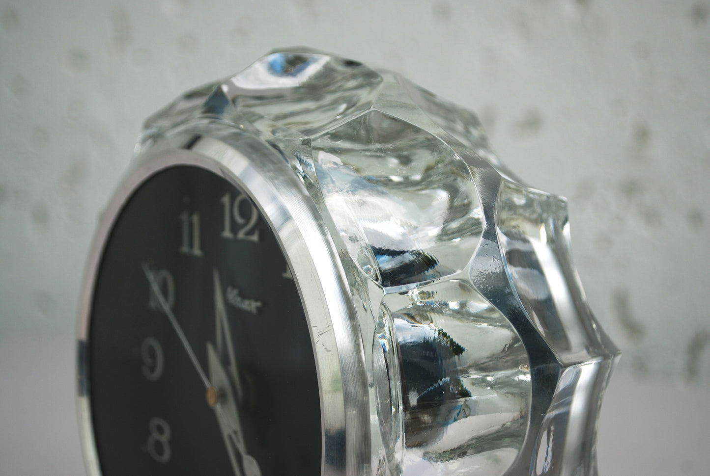 Mantel clock table crystal clock USSR 1960's *