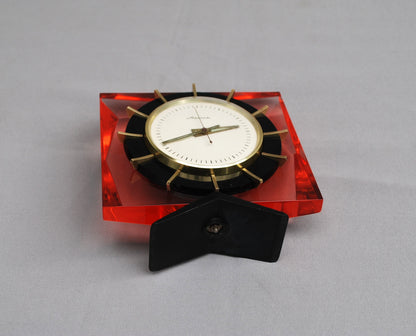 Mantel clock table crystal clock USSR 1960's *