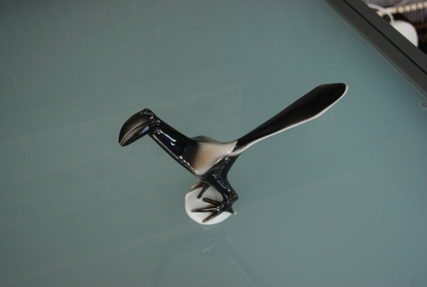 Stilistische Art deco stijl Kraai vogel Kunstenaar Imre Schrammel