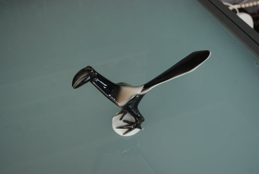 Stilistische Art deco stijl Kraai vogel Kunstenaar Imre Schrammel