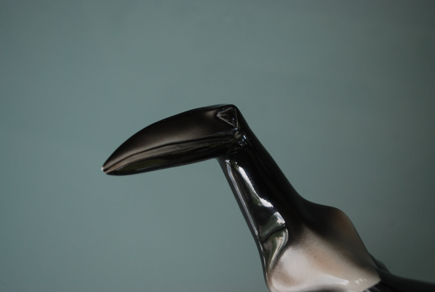 Stilistische Art deco stijl Kraai vogel Kunstenaar Imre Schrammel