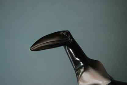 Stilistische Art deco stijl Kraai vogel Kunstenaar Imre Schrammel