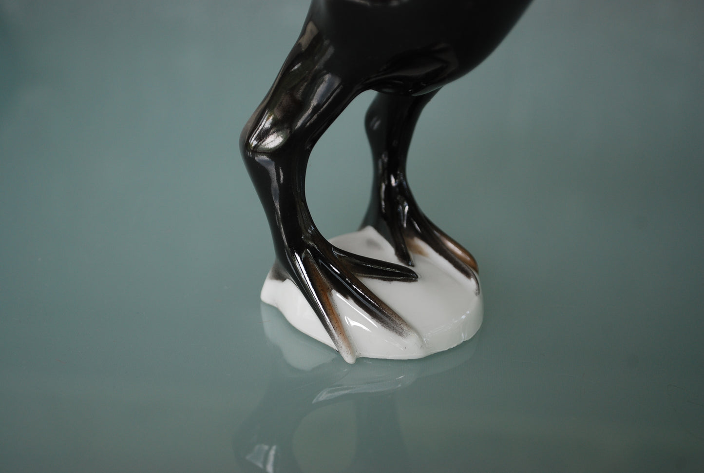 Stilistische Art deco stijl Kraai vogel Kunstenaar Imre Schrammel