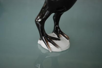 Stilistische Art deco stijl Kraai vogel Kunstenaar Imre Schrammel