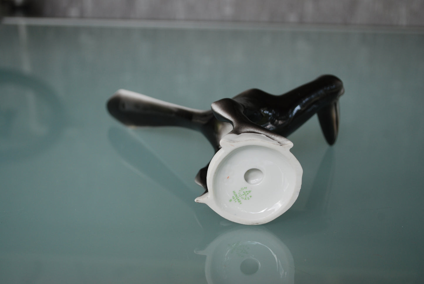 Stilistische Art deco stijl Kraai vogel Kunstenaar Imre Schrammel