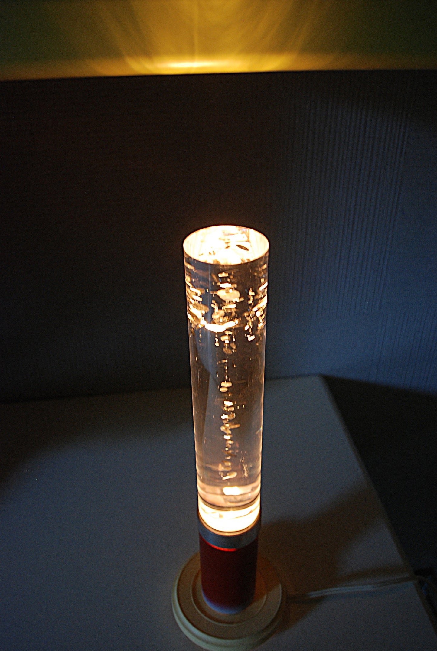 Sovjet CCCP lamp water kolom met luchtbelletjes *