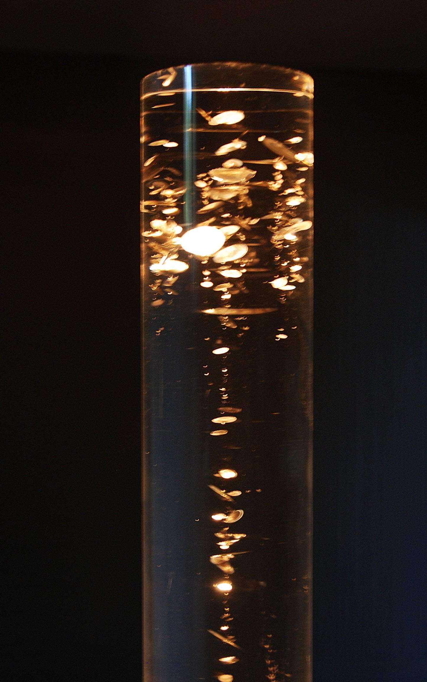 Sovjet CCCP lamp water kolom met luchtbelletjes *