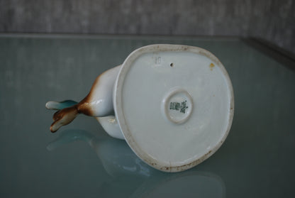 Wild duck pair. Zsolnay porcelain factory 1960s