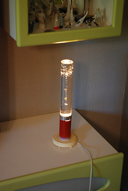 Sovjet CCCP lamp water kolom met luchtbelletjes *