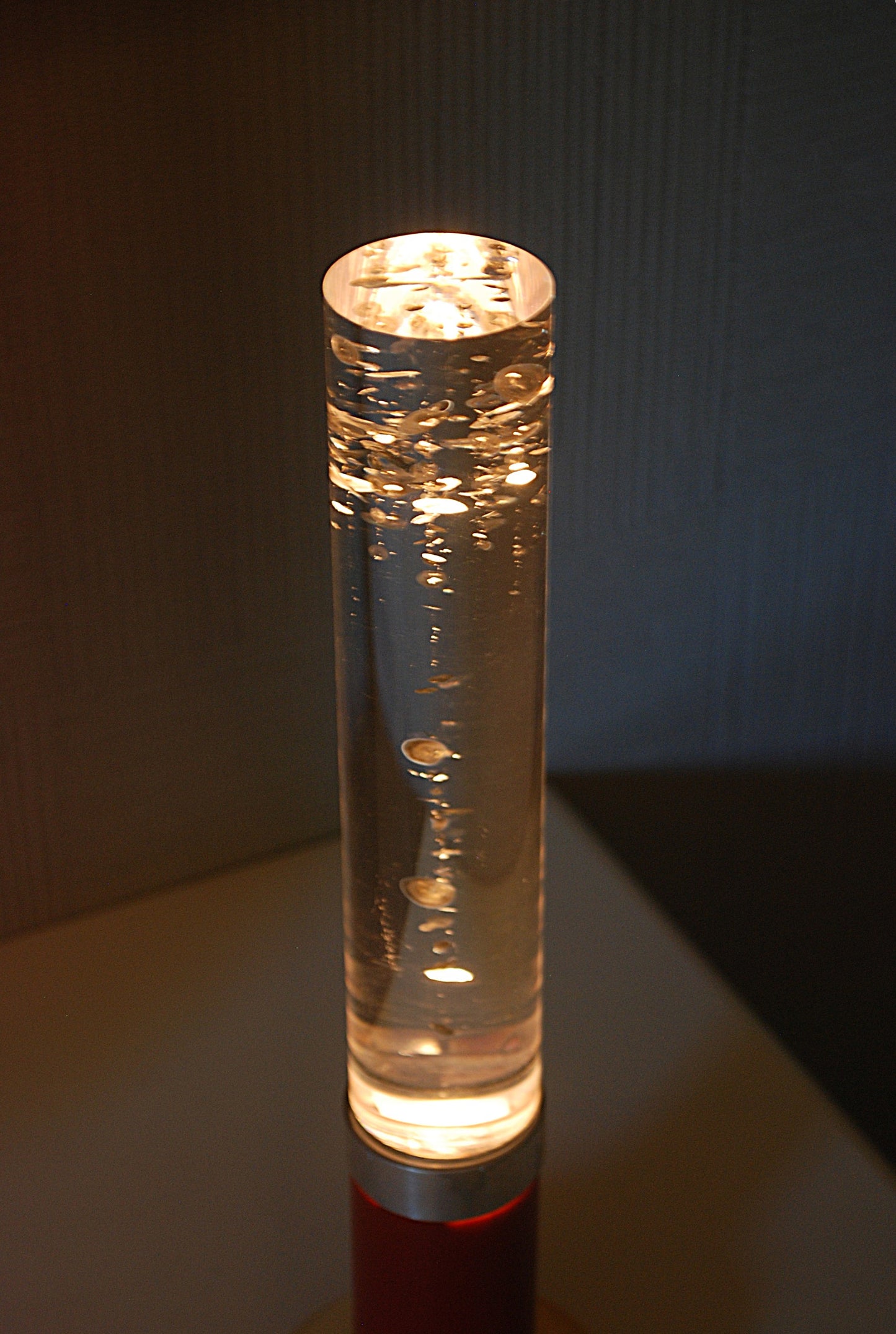 Sovjet CCCP lamp water kolom met luchtbelletjes *