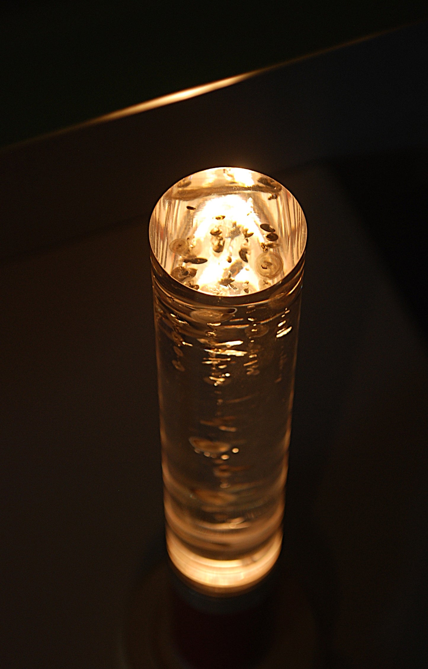 Sovjet CCCP lamp water kolom met luchtbelletjes *