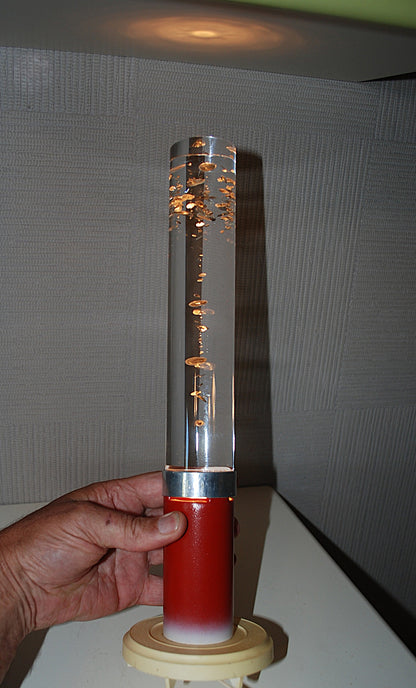 Sovjet CCCP lamp water kolom met luchtbelletjes *