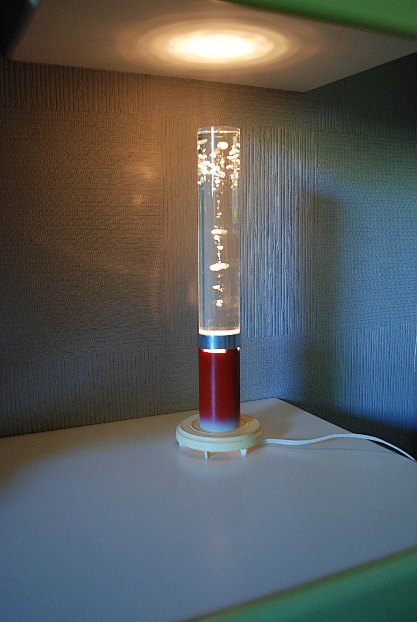 Sovjet CCCP lamp water kolom met luchtbelletjes *