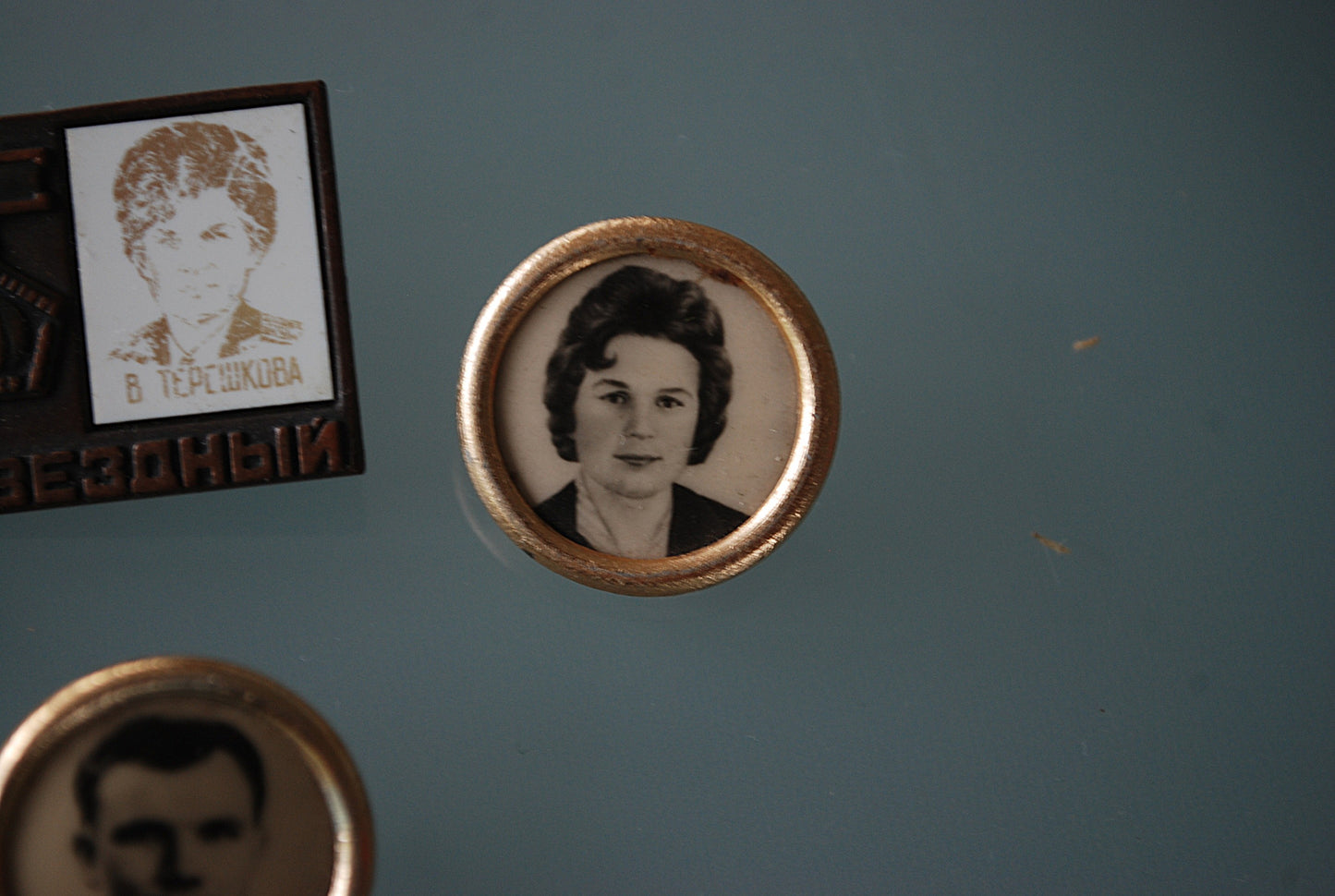 Collection of 3 Large pins Heroes of the Soviet