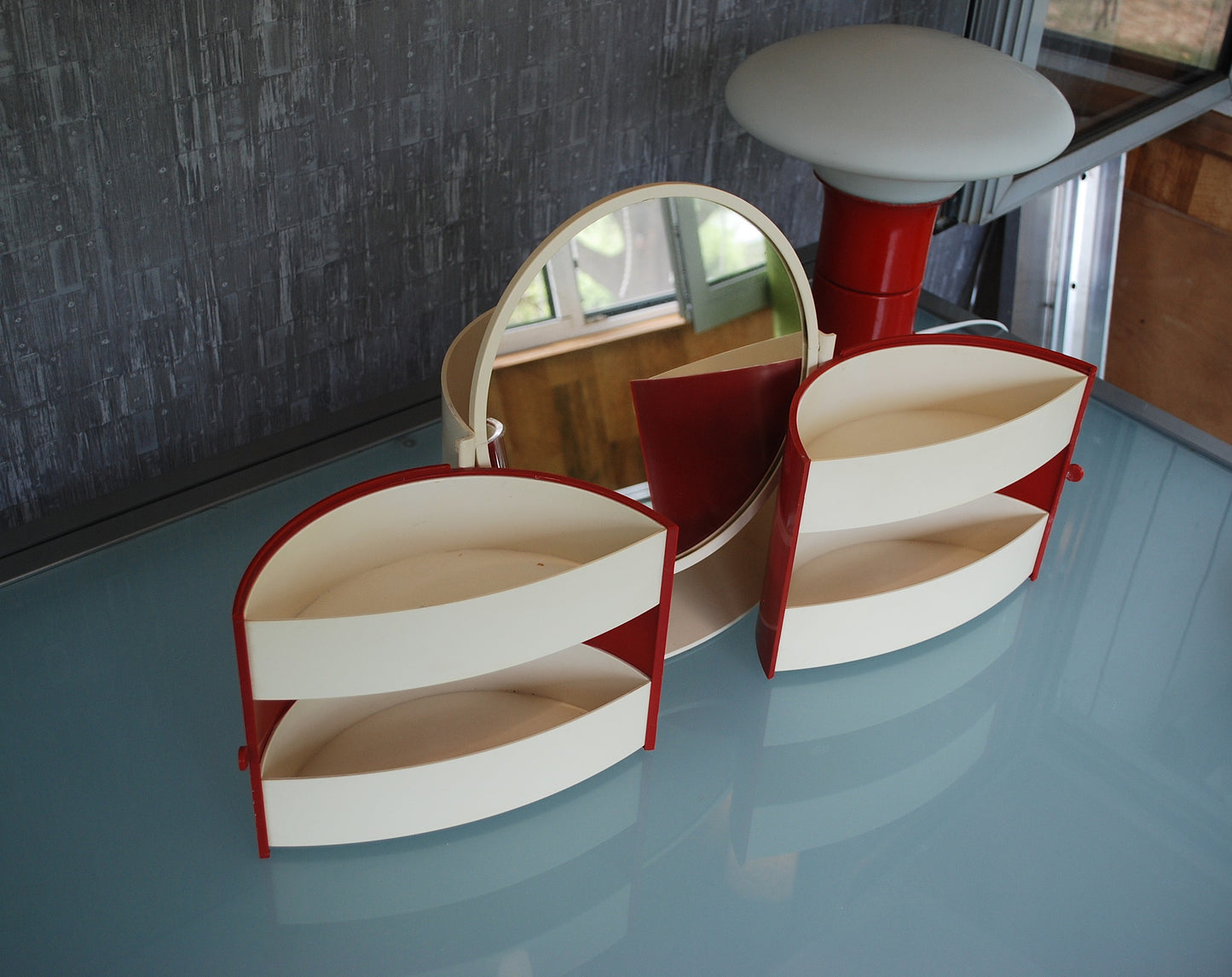 Make-up table storage box 1970s