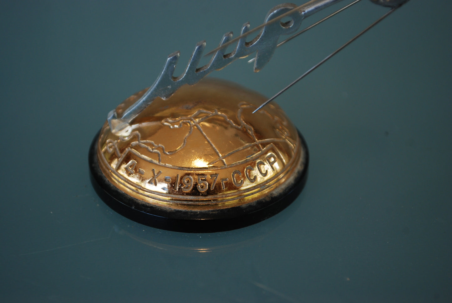Spoetnik Eerste satellite in de ruimte. Bureau ornament *