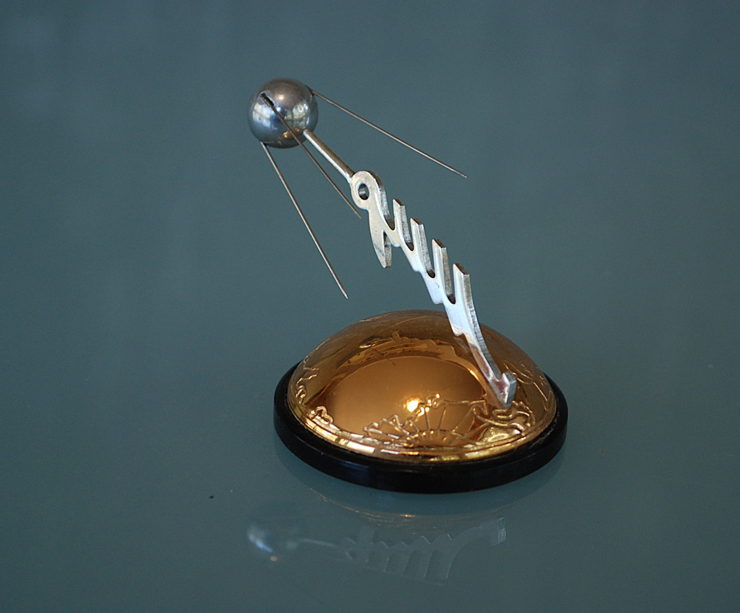 Sputnik First satellite in space. Desk ornament *