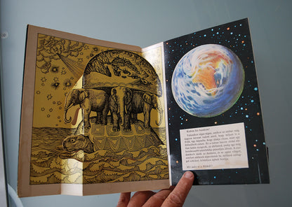 Pop -up Ruintevaart Boek "De ruimte in" 1978 *