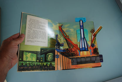 Pop -up Ruintevaart Boek "De ruimte in" 1978 *