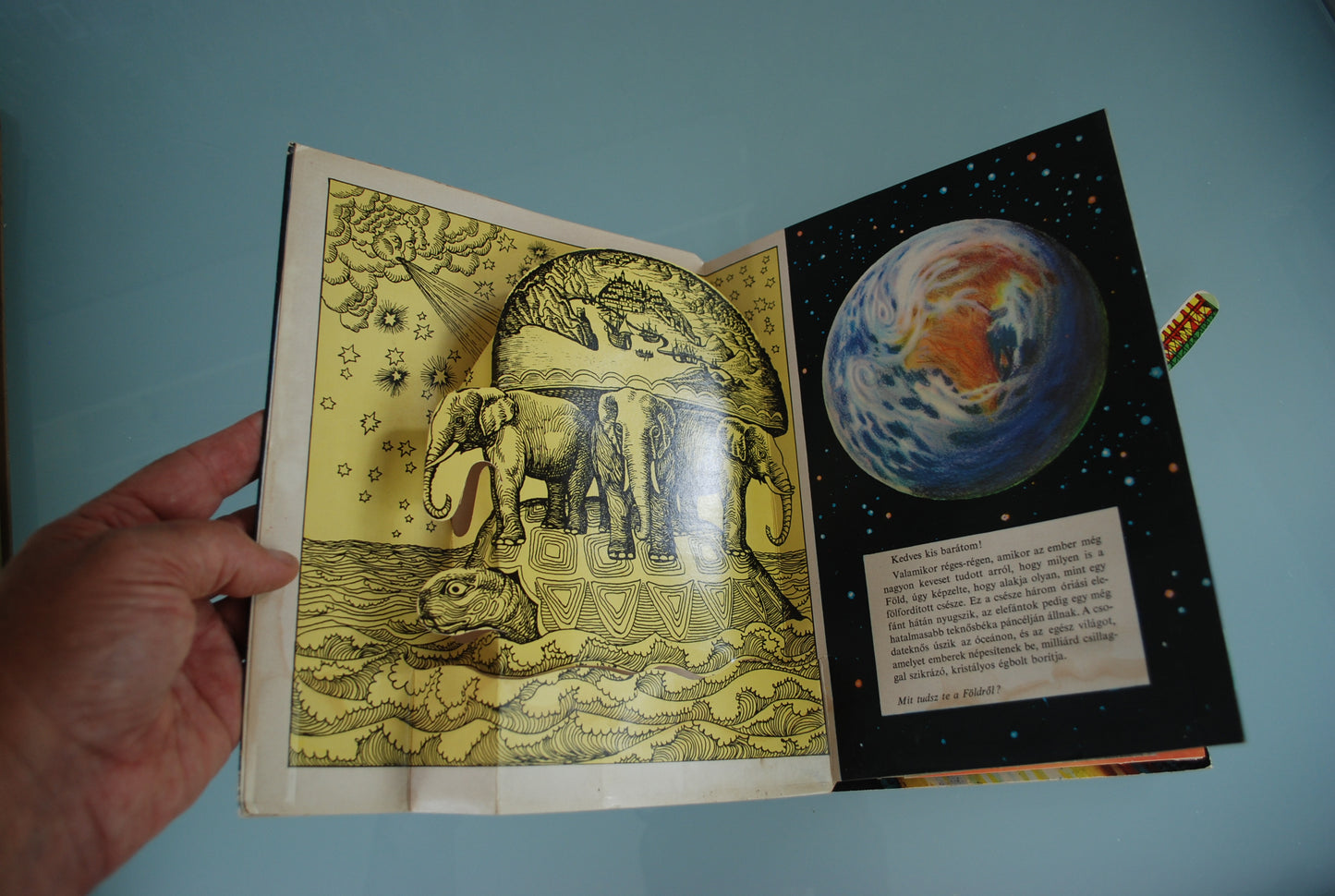 Pop -up Ruintevaart Boek "De ruimte in" 1978 *