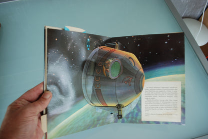 Pop -up Ruintevaart Boek "De ruimte in" 1978 *