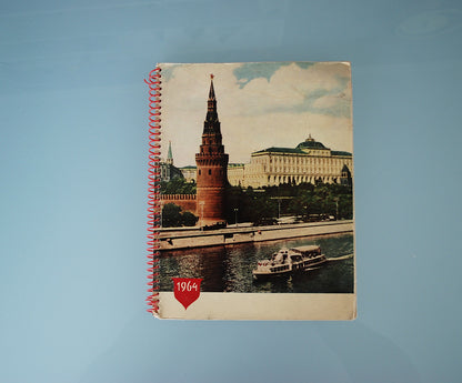 Foto / Notitie boek 1964 Internationale seminars en cursussen Russische taal *