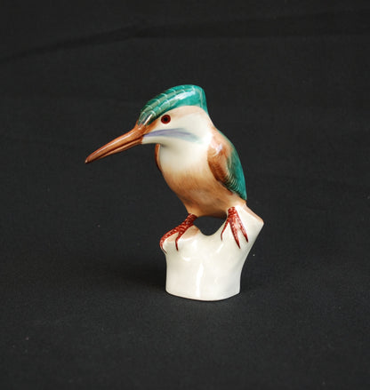 ijsvogel Dé mooiste Porselein beeld. Hand geschilderd *