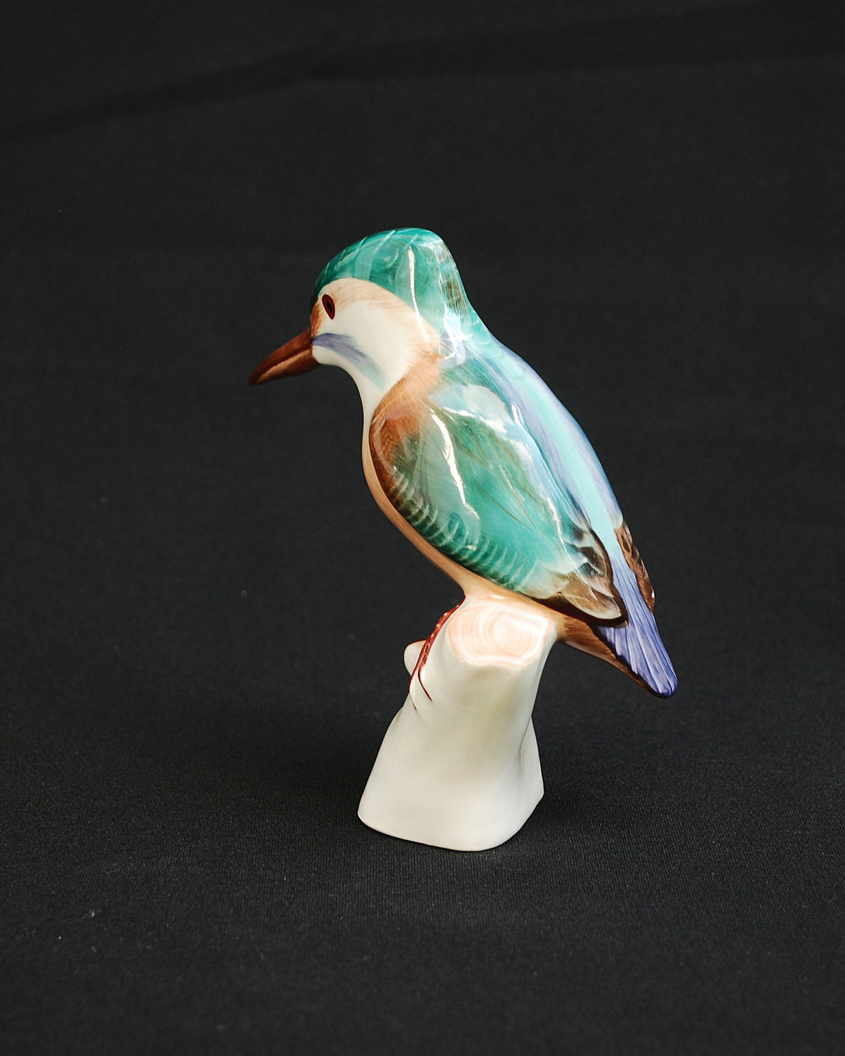 ijsvogel Dé mooiste Porselein beeld. Hand geschilderd *