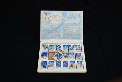 Yuri Gagarin propaganda lucifer doos 18 stuks compleet set *