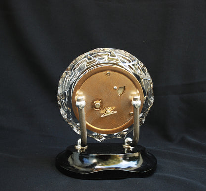 Klok tafel kristal klok CCCP 1960's merk Majak *