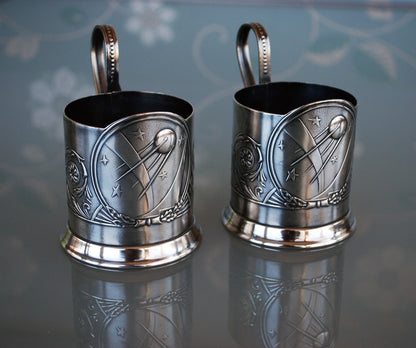 Spoetnik Russisch Theeglas houder
