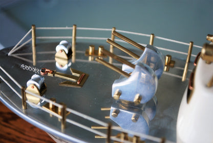 Museum stuk !! Schip Neštin class rivier mijnenveger met sleep Oropesa