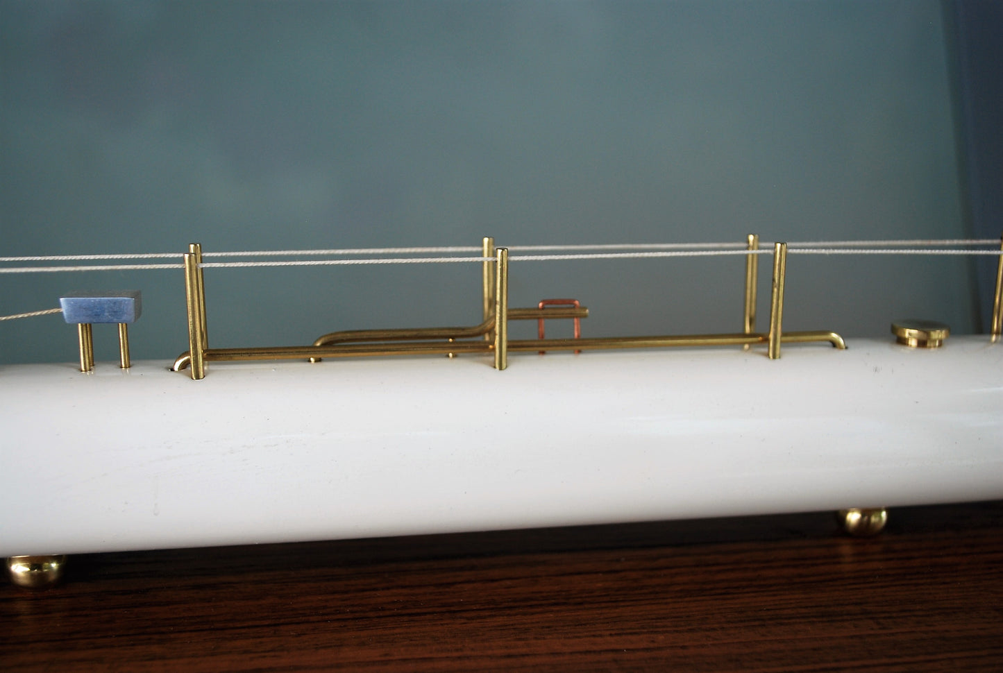 Museum stuk !! Schip Neštin class rivier mijnenveger met sleep Oropesa