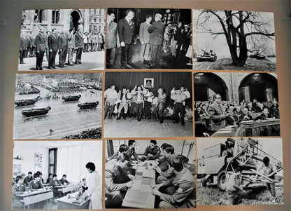 Poster map leger Socialistische Hongarije  39 stuks in map 1980