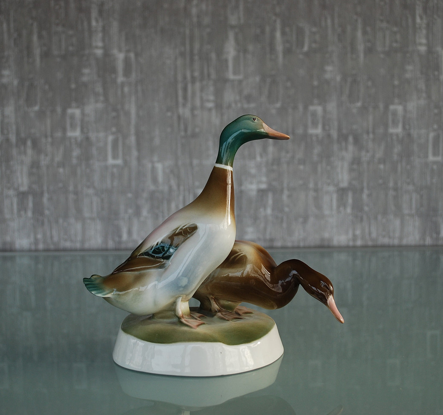 Preorder Wilde eenden paar. Szolnay porselein