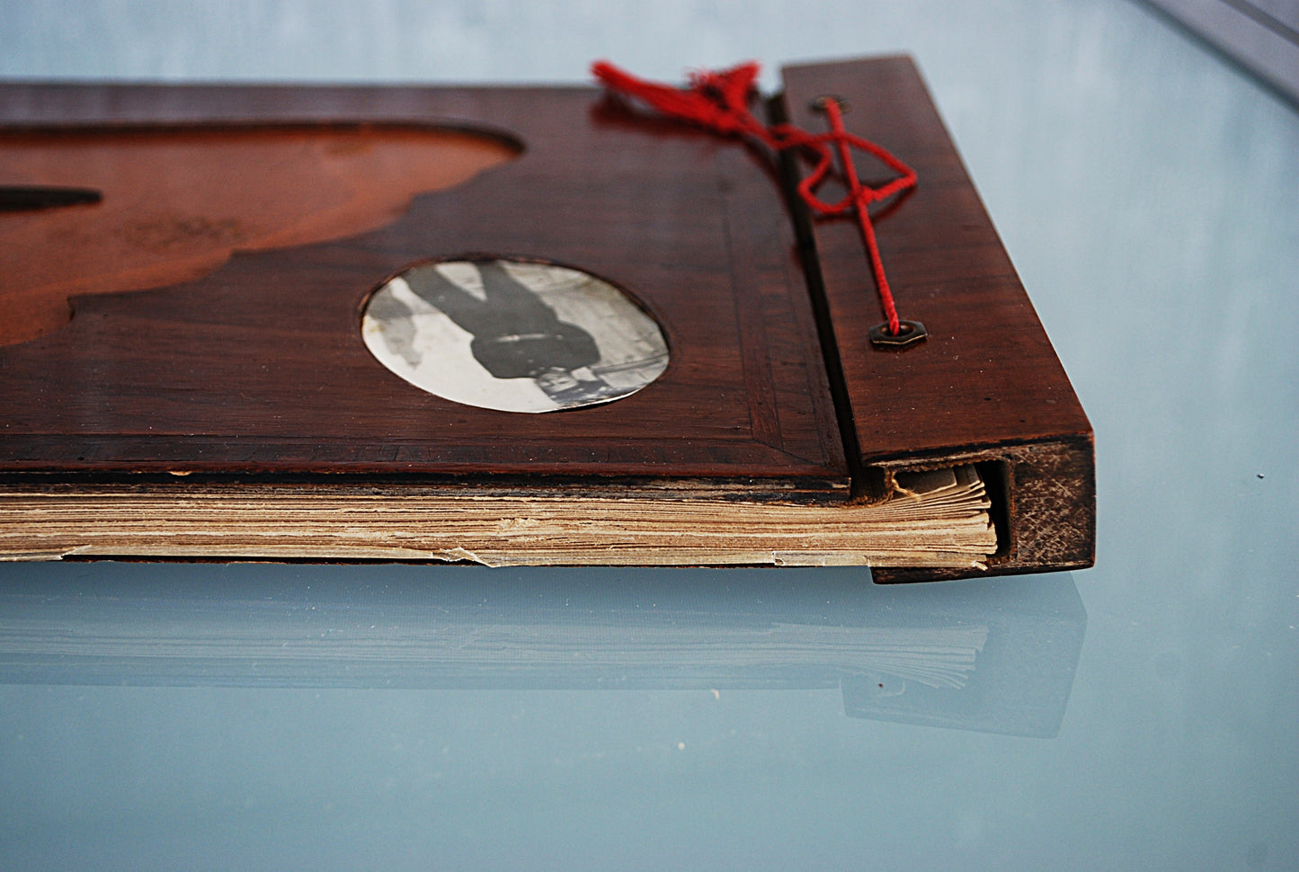 Piloot Fotoalbum hout Trench art Hand gemaakt