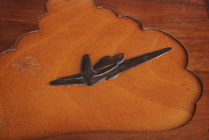 Piloot Fotoalbum hout Trench art Hand gemaakt