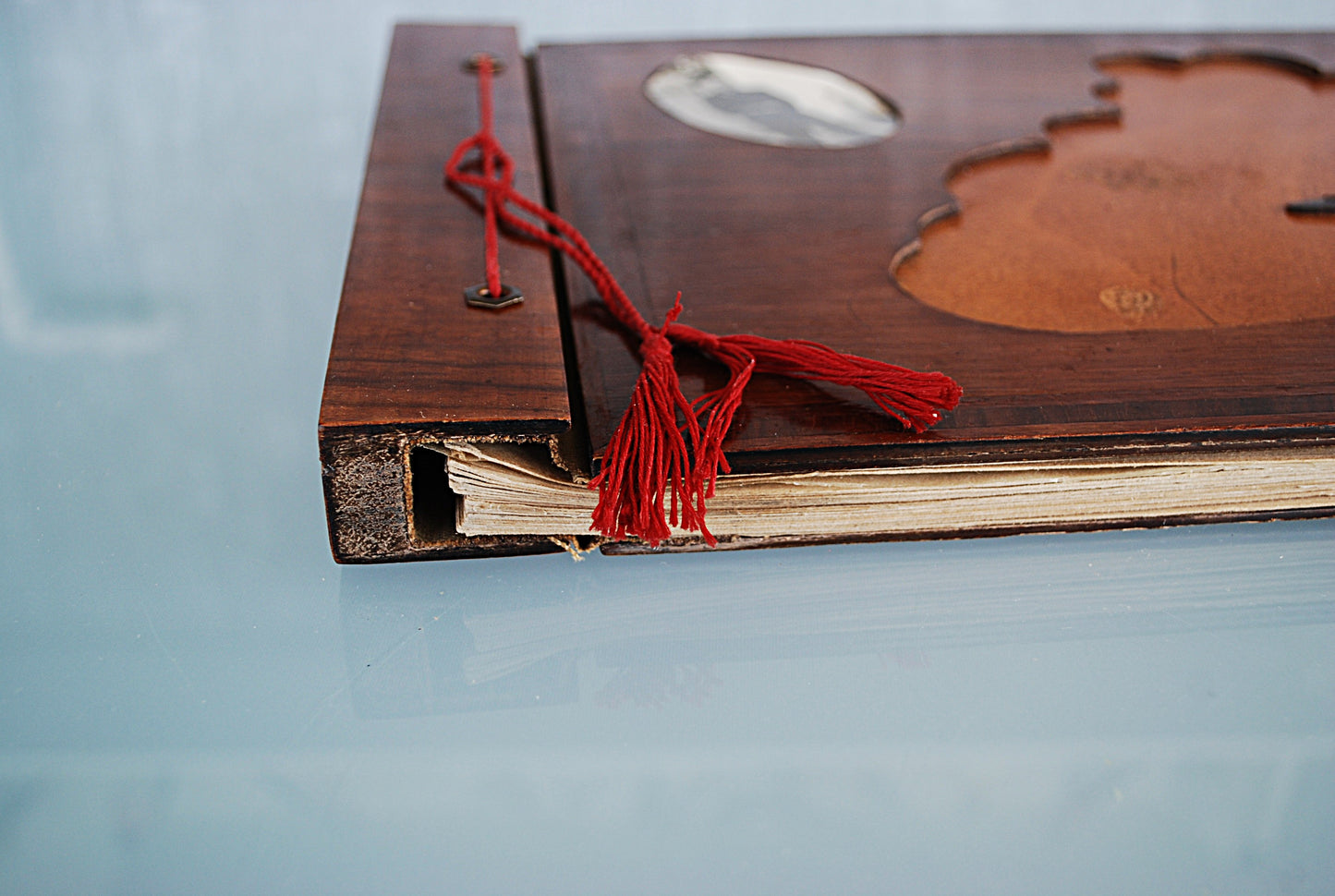 Piloot Fotoalbum hout Trench art Hand gemaakt