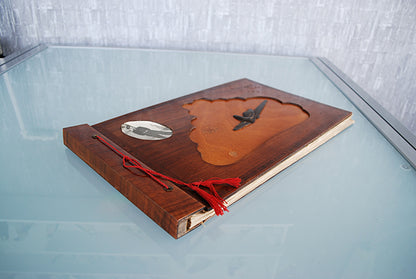 Piloot Fotoalbum hout Trench art Hand gemaakt