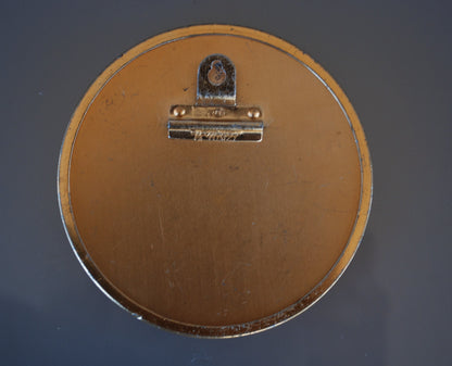 Yuri Gagarin metalen wandbord met handtekening Gagarin en kunstenaar