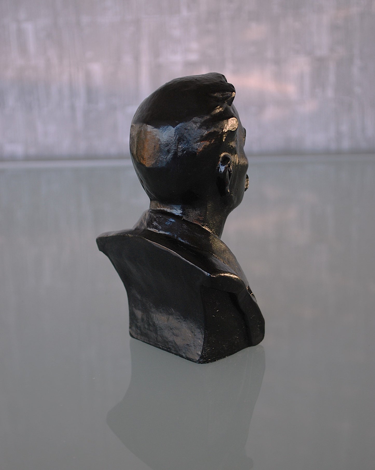 Buste van Maxim Gorky Gemaakt van aluminium