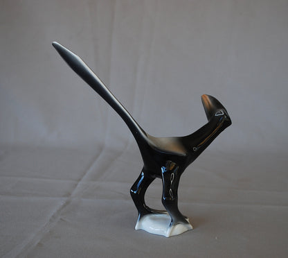 Preorder Stilistische Art deco stijl Kraai vogel Kunstenaar Imre Schrammel