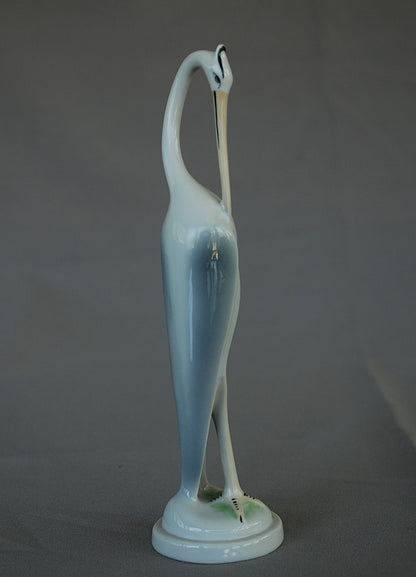 Stilistische reiger vogel