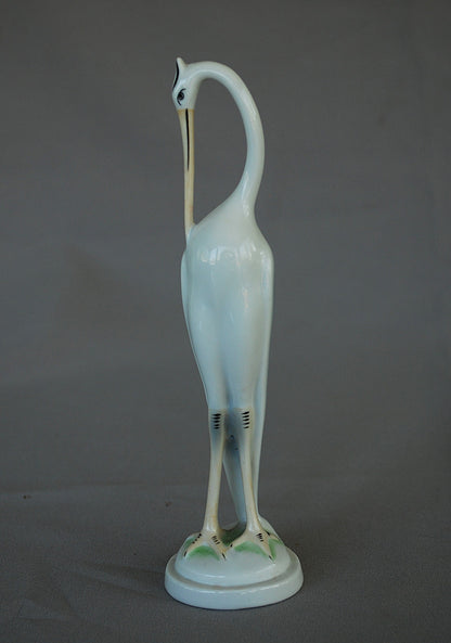 Stilistische reiger vogel