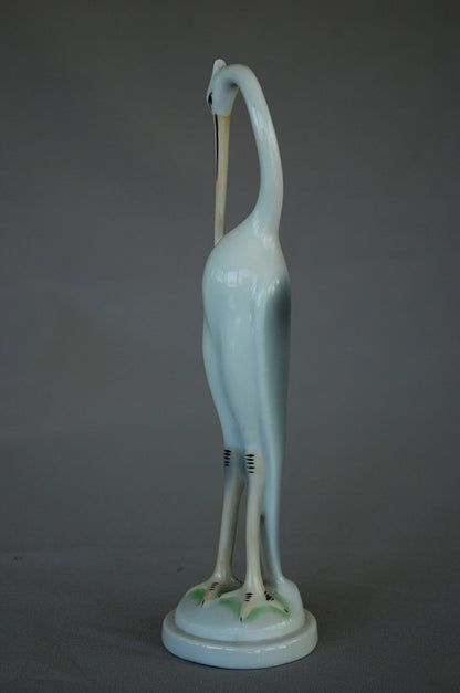 Stilistische reiger vogel