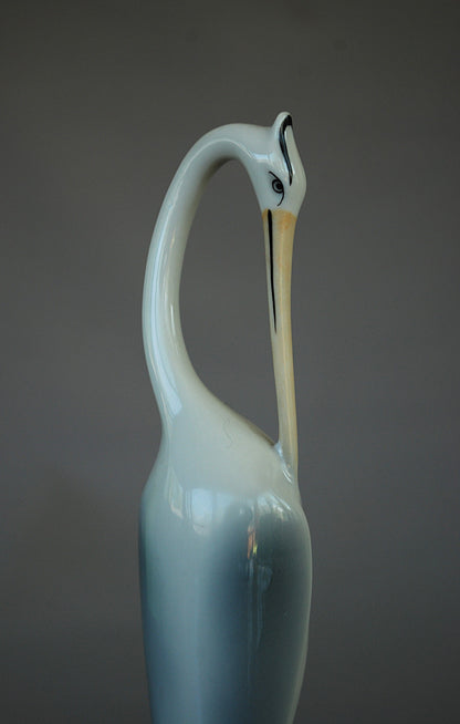 Stilistische reiger vogel