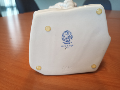 Herend Mijnwerker met Drilboor Door Beeldhouwer  Jenő Hanzély