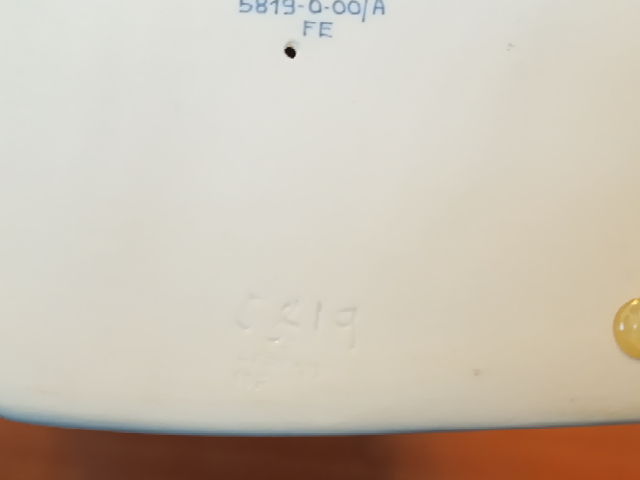 Herend Mijnwerker met Drilboor Door Beeldhouwer  Jenő Hanzély